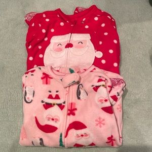 Carter’s 2T Fleece Footie Pajama Bundle